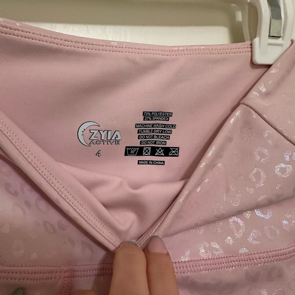 ZYIA Pink Leopard Unicorn Light n Tight 24” Leggings (4) - Picture 4 of 6